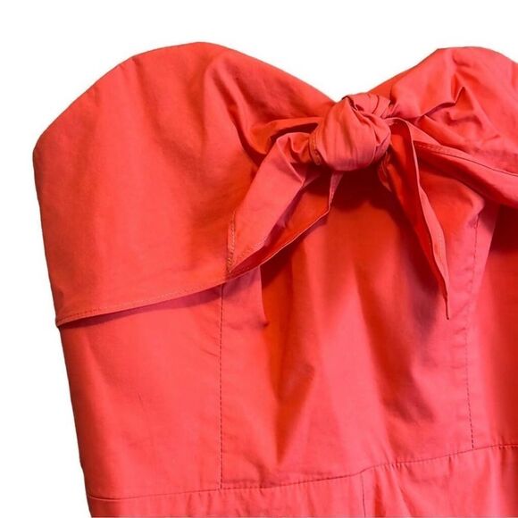 Amanda Uprichard Strapless Jumpsuit with Bow - Picture 3 of 9